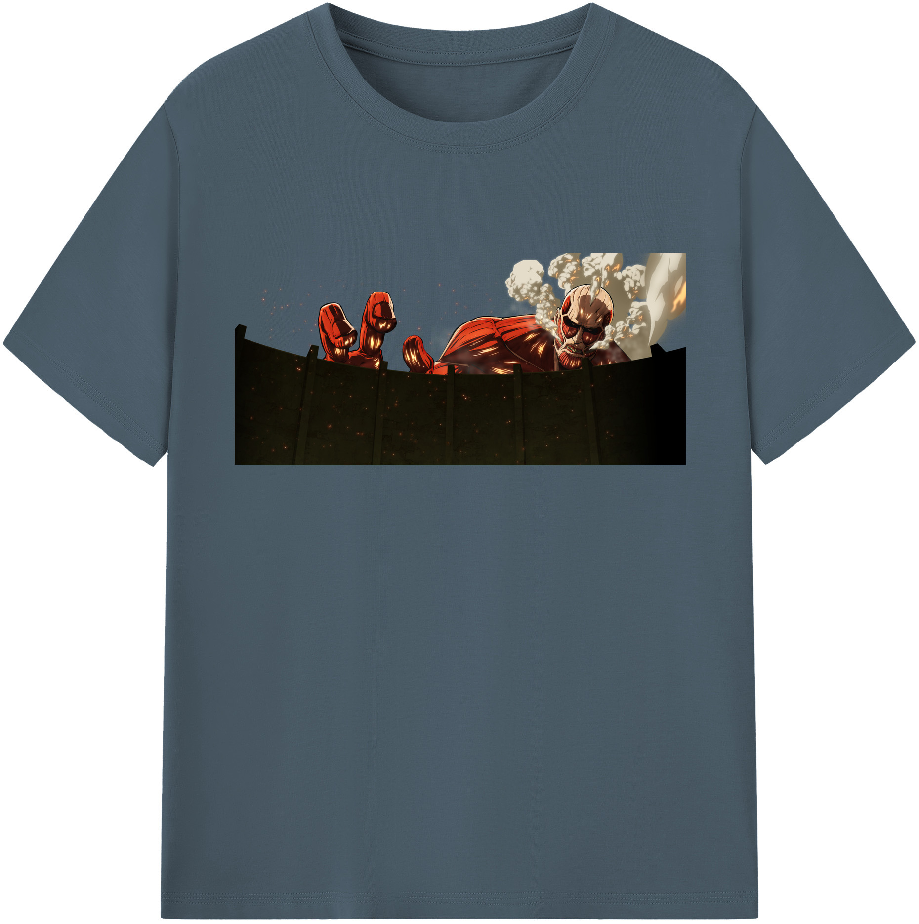 （画像用） 進撃の巨人 Attack on Titan 綿100％半袖Tシャツ（フロントプリント）